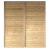 Paroi Latérale En épicéa 180x200cm Pour Carport Classic Karibu -Abri De Jardin paroi laterale en epicea 180x200cm pour carport classic karibu