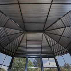 Pavillon Charlestone 384x594cm En Aluminium Et Acier Galvanisé - SOJAG -Abri De Jardin pavillon charlestone 384x594cm en aluminium et acier galvanise sojag 5