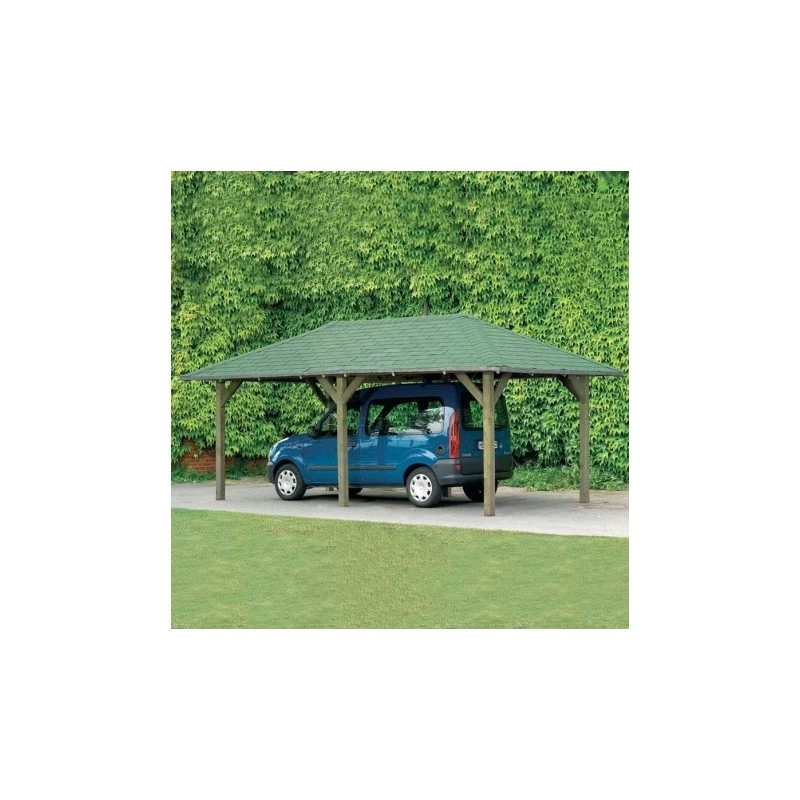 Pavillon Rectangulaire Bergen 2 – 5,92x3,38m - Karibu 3 Pavillon Rectangulaire Bergen 2 – 5,92x3,38m - Karibu