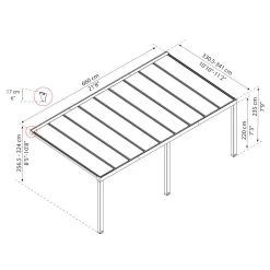 Pergola Adossée Stockholm 350x660cm Aluminium Gris Et Polycarbonate Avec Stores De Toit Rétractables – Palram - Canopia 11 Pergola Adossée Stockholm 350x660cm Aluminium Gris Et Polycarbonate Avec Stores De Toit Rétractables – Palram - Canopia -Abri De Jardin pergola adossee stockholm 350x660cm aluminium gris et polycarbonate avec stores de toit retractables palram 3