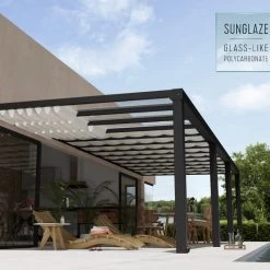 Pergola Adossée Stockholm 350x950cm Aluminium Gris Et Polycarbonate Avec Stores De Toit Rétractables – Palram - Canopia 11 Pergola Adossée Stockholm 350x950cm Aluminium Gris Et Polycarbonate Avec Stores De Toit Rétractables – Palram - Canopia -Abri De Jardin pergola adossee stockholm 350x950cm aluminium gris et polycarbonate avec stores de toit retractables palram 3