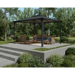 Pergola Aluminium Et Polycarbonate 360x296cm Martinique™ 3600 - Canopia 7 Pergola Aluminium Et Polycarbonate 360x296cm Martinique™ 3600 - Canopia -Abri De Jardin pergola aluminium et polycarbonate 360x296cm martinique 3600 canopia 2