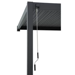 Pergola Bioclimatique Adossée En Alu Anthracite 3,6x6m Ombrea -Abri De Jardin pergola bioclimatique adossee en alu anthracite 36x6m ombrea 5