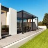 Pergola Bioclimatique Adossée En Alu Anthracite 3x5.3m Ombrea 1 Pergola Bioclimatique Adossée En Alu Anthracite 3x5.3m Ombrea -Abri De Jardin pergola bioclimatique adossee en alu anthracite 3x36m ombrea