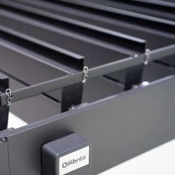 Pergola Bioclimatique Adossée En Alu Anthracite 3x5.3m Ombrea -Abri De Jardin pergola bioclimatique adossee en alu anthracite 3x36m ombrea 3