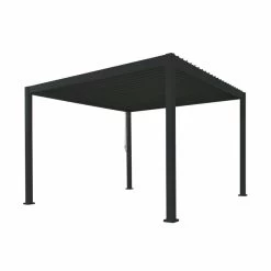 Pergola Bioclimatique Autoportante En Alu Anthracite 3.6x3.6m Ombrea 11 Pergola Bioclimatique Autoportante En Alu Anthracite 3.6x3.6m Ombrea -Abri De Jardin pergola bioclimatique autoportante en alu anthracite 36x36m ombrea 3