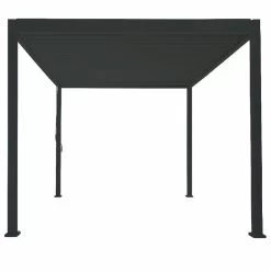 Pergola Bioclimatique Autoportante En Alu Anthracite 3x4m Ombrea -Abri De Jardin pergola bioclimatique autoportante en alu anthracite 3x4m ombrea 4