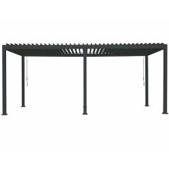 Pergola Bioclimatique Autoportante En Alu Anthracite 3x6m Ombrea -Abri De Jardin pergola bioclimatique autoportante en alu anthracite 3x6m ombrea 3