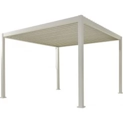 Pergola Bioclimatique Autoportante En Alu Blanc 3.6x3.6m Ombrea 13 Pergola Bioclimatique Autoportante En Alu Blanc 3.6x3.6m Ombrea -Abri De Jardin pergola bioclimatique autoportante en alu blanc 36x36m ombrea 5