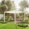 Pergola Bioclimatique Autoportante En Alu Blanc 3x3m Ombrea 2 Pergola Bioclimatique Autoportante En Alu Blanc 3x3m Ombrea -Abri De Jardin pergola bioclimatique autoportante en alu blanc 3x3m ombrea