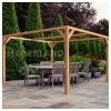 Pergola En Bois Lamellé-collé 300x300cm Tarragona – Maderland
