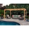 Pergola En Bois Lamellé-collé 500x400cm Alicante – Maderland -Abri De Jardin pergola en bois lamelle colle 500x400cm alicante maderland