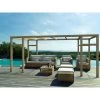 Pergola En Bois Lamellé-collé 500x400cm Granada – Maderland -Abri De Jardin pergola en bois lamelle colle 500x400cm granada maderland