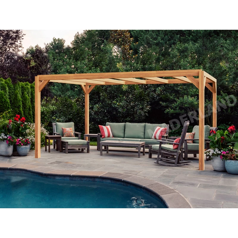 Pergola En Bois Lamellé-collé 600x300cm Alicante – Maderland 3 Pergola En Bois Lamellé-collé 600x300cm Alicante – Maderland