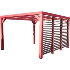 Abri De Jardin -Abri De Jardin pergola thermauvent 1067m paroi avec ventelles mobiles habrita 1