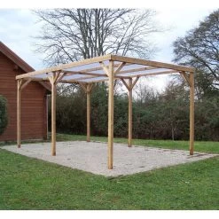 Pergola THONON 15,06m² En Bois Massif Avec Couverture PVC – HABRITA 12 Pergola THONON 15,06m² En Bois Massif Avec Couverture PVC – HABRITA -Abri De Jardin pergola thonon 1506m en bois avec couverture pvc habrita 4