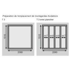 Petit Abri De Jardin En Bois 3,26m² Merseburg 3 - Karibu -Abri De Jardin petit abri de jardin en bois 326m merseburg 3 karibu 3