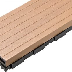 Plancher En Bois Composite - Lot De 0,6m² - Lames Clipsables - Marron - Compolife 8 Plancher En Bois Composite - Lot De 0,6m² - Lames Clipsables - Marron - Compolife -Abri De Jardin plancher en bois composite lot de 06m lames clipsables marron compolife 1