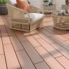 Plancher En Bois Composite - Lot De 0,6m² - Lames Clipsables - Marron - Compolife -Abri De Jardin plancher en bois composite lot de 06m lames clipsables marron compolife