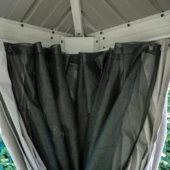 Rideaux Occultants En Polyester Champagne Pour Pergola Messina 10x12 - SOJAG 12 Rideaux Occultants En Polyester Champagne Pour Pergola Messina 10x12 - SOJAG -Abri De Jardin rideaux occultants en polyester champagne pour pergola messina 10x12 sojag 1 4
