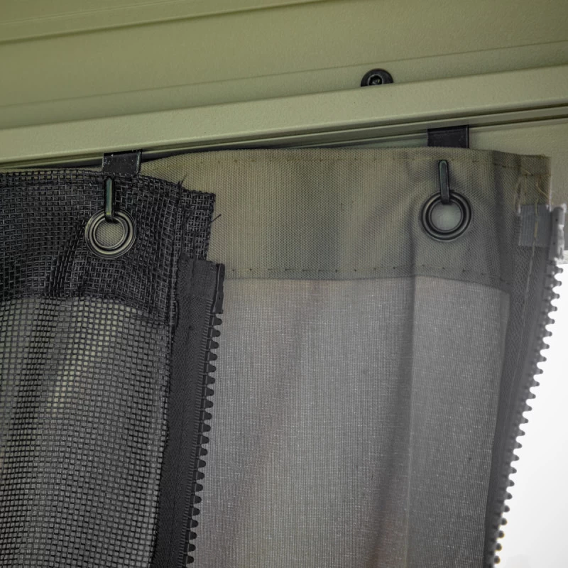 Rideaux Occultants En Polyester Champagne Pour Pergola Messina 10x12 - SOJAG 8 Rideaux Occultants En Polyester Champagne Pour Pergola Messina 10x12 - SOJAG – Image 6