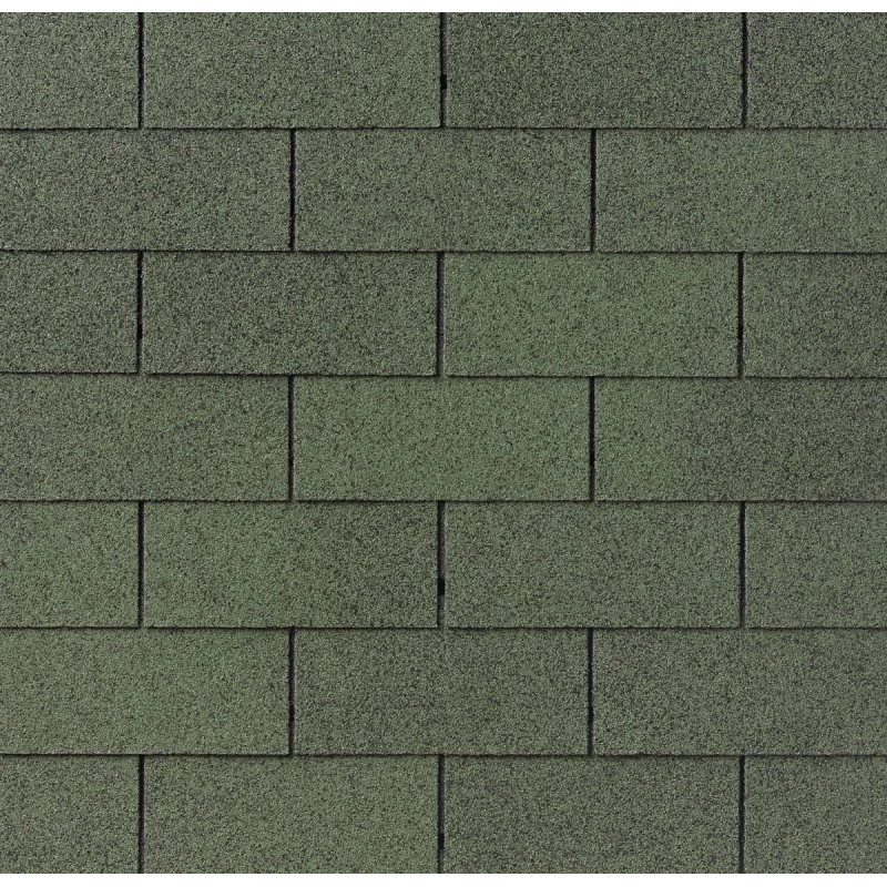 Shingles Rectangulaires Vert - Paquets De 3m² 3 Shingles Rectangulaires Vert - Paquets De 3m²