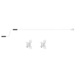 Store Banne Manuel 350x250cm EASY Toile Polyester Beige - X-METAL -Abri De Jardin store banne manuel 350x250cm easy toile polyester beige x metal 4