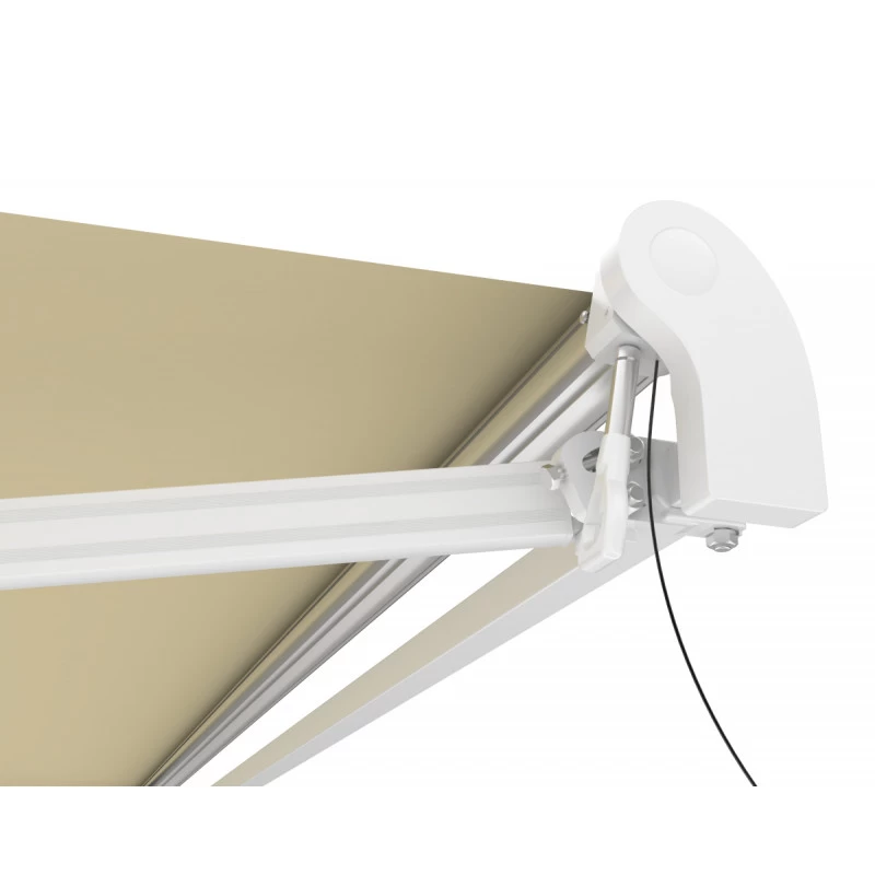Store Banne Motorisé 395x300cm EASY Toile Polyester Beige - X-METAL 8 Store Banne Motorisé 395x300cm EASY Toile Polyester Beige - X-METAL – Image 6