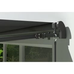 Store Banne Motorisé 395x300cm EASY Toile Polyester Grise - X-METAL 11 Store Banne Motorisé 395x300cm EASY Toile Polyester Grise - X-METAL -Abri De Jardin store banne motorise 395x300cm easy toile polyester grise x metal 3