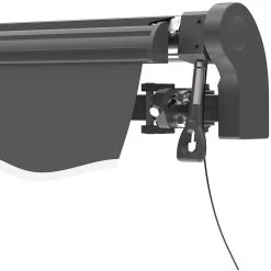 Store Banne Motorisé 395x300cm EASY Toile Polyester Grise - X-METAL 12 Store Banne Motorisé 395x300cm EASY Toile Polyester Grise - X-METAL -Abri De Jardin store banne motorise 395x300cm easy toile polyester grise x metal 4