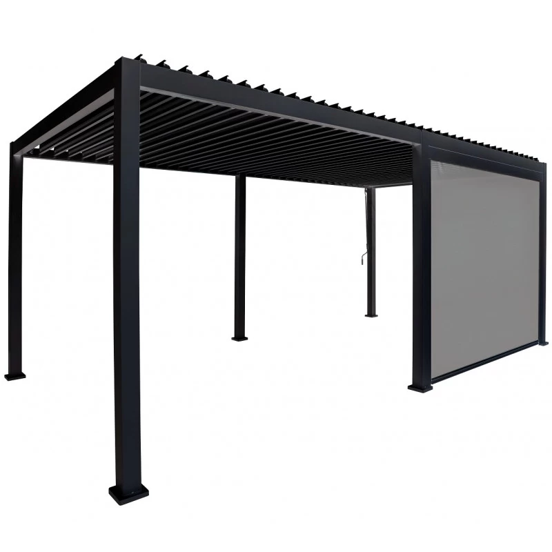 Store Latéral Anthracite 300cm Pour Pergola Bioclimatique En Alu Ombrea 8 Store Latéral Anthracite 300cm Pour Pergola Bioclimatique En Alu Ombrea – Image 6