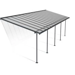 Toit De Terrasse 295x924cm En Aluminium Gris Et Polycarbonate 6mm SIERRA - Canopia By Palram 10 Toit De Terrasse 295x924cm En Aluminium Gris Et Polycarbonate 6mm SIERRA - Canopia By Palram -Abri De Jardin toit de terrasse 295x924cm en aluminium gris et polycarbonate 6mm sierra canopia by palram 2