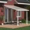 Toit De Terrasse En Alu Blanc 3x3,05m Et PC 16mm Olympia - Palram - Canopia -Abri De Jardin toit de terrasse 300x305cm en alu blanc et polycarbonate 16mm olympia