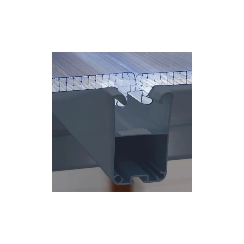 Toit De Terrasse 300x700cm En Alu Gris Anthracite Et Polycarbonate 8mm PATIO 6 Toit De Terrasse 300x700cm En Alu Gris Anthracite Et Polycarbonate 8mm PATIO – Image 4