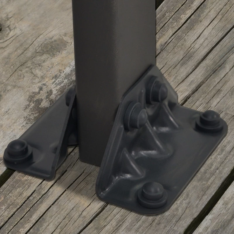 Toit De Terrasse 300x1220cm En Aluminium Gris Et Polycarbonate 8mm FERIA - Canopia By Palram 5 Toit De Terrasse 300x1220cm En Aluminium Gris Et Polycarbonate 8mm FERIA - Canopia By Palram – Image 3