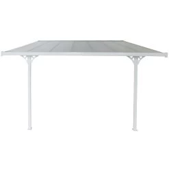 Toit De Terrasse Ajustable En Aluminium Laqué Blanc 3,05x4,36m X-METAL -Abri De Jardin toit de terrasse ajustable en aluminium laque blanc 305x436m x metal 3