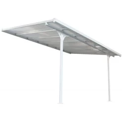 Toit De Terrasse Ajustable En Aluminium Laqué Blanc 3,05x4,36m X-METAL -Abri De Jardin toit de terrasse ajustable en aluminium laque blanc 305x436m x metal 4