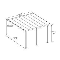 Toit De Terrasse En Aluminium Blanc 3x4,25m + PC 16mm Olympia - Palram - Canopia 11 Toit De Terrasse En Aluminium Blanc 3x4,25m + PC 16mm Olympia - Palram - Canopia -Abri De Jardin toit de terrasse en aluminium blanc 3x425m pc 16mm olympia palram 3