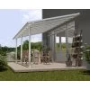 Toit De Terrasse En Aluminium Blanc 3x6,10m + PC 16mm Olympia - Palram - Canopia -Abri De Jardin toit de terrasse en aluminium blanc 3x610m pc 16mm olympia palram