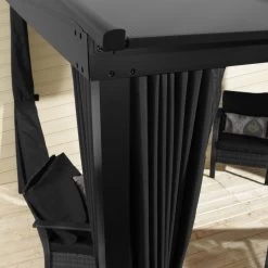 Tonnelle Adossée St. Barth 363x248cm En Aluminium Et Polycarbonate 8mm - SOJAG -Abri De Jardin tonnelle adossee st barth 363x248cm en aluminium et polycarbonate 8mm sojag 2