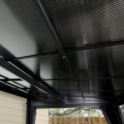 Tonnelle Adossée St. Barth 363x298cm En Aluminium Et Polycarbonate 8mm - SOJAG -Abri De Jardin tonnelle adossee st barth 363x298cm en aluminium et polycarbonate 8mm sojag 2