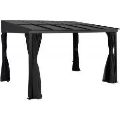 Tonnelle Adossée St. Barth 363x298cm En Aluminium Et Polycarbonate 8mm - SOJAG -Abri De Jardin tonnelle adossee st barth 363x298cm en aluminium et polycarbonate 8mm sojag 3