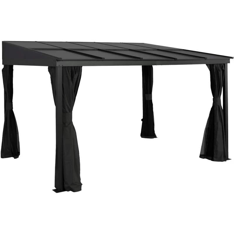 Tonnelle Adossée St. Barth 424x296cm En Aluminium Et Polycarbonate 8mm - SOJAG 6 Tonnelle Adossée St. Barth 424x296cm En Aluminium Et Polycarbonate 8mm - SOJAG – Image 4