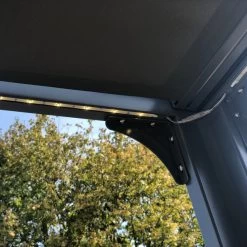 Tonnelle Couv’Terrasse® E Store 3x3m En Aluminium Laqué Gris Et Polycarbonate 8mm - Chalet Et Jardin 11 Tonnelle Couv’Terrasse® E Store 3x3m En Aluminium Laqué Gris Et Polycarbonate 8mm - Chalet Et Jardin -Abri De Jardin tonnelle couvterrasse e store 3x3m en aluminium laque gris et polycarbonate 8mm chalet et jardin 3