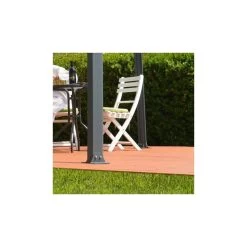 Tonnelle De Jardin 3x3m En Alu Gris Anthracite Et Polycarbonate -Abri De Jardin tonnelle de jardin 3x3m en alu gris anthracite et polycarbonate 4