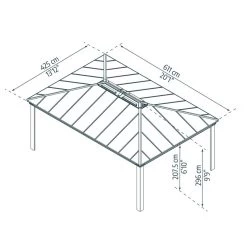 Tonnelle De Jardin En Alu Et Polycarbonate 422x606cm Dallas – Canopia By Palram 10 Tonnelle De Jardin En Alu Et Polycarbonate 422x606cm Dallas – Canopia By Palram -Abri De Jardin tonnelle de jardin en alu et polycarbonate 14x20 ft dallas canopia 2