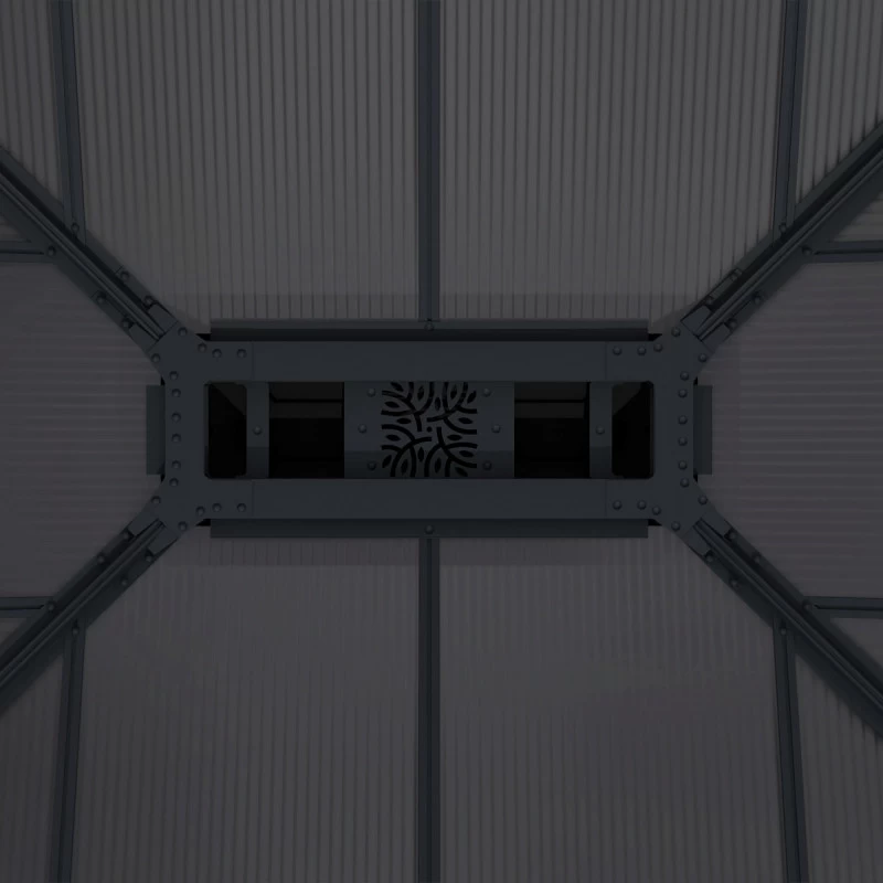 Tonnelle De Jardin En Alu Et Polycarbonate 422x606cm Dallas – Canopia By Palram 8 Tonnelle De Jardin En Alu Et Polycarbonate 422x606cm Dallas – Canopia By Palram – Image 6