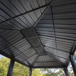 Tonnelle De Jardin Messina 363x598cm En Aluminium Thermolaqué Anthracite – SOJAG -Abri De Jardin tonnelle de jardin messina 363x598cm en aluminium thermolaque anthracite sojag 3