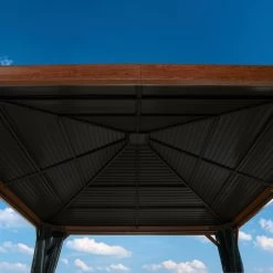 Tonnelle De Jardin Valencia 363x363cm En Aluminium Aspect Bois – SOJAG 10 Tonnelle De Jardin Valencia 363x363cm En Aluminium Aspect Bois – SOJAG -Abri De Jardin tonnelle de jardin valencia 363x363cm en aluminium aspect bois sojag 2