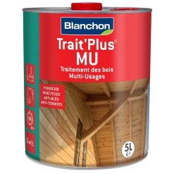Traitement Protecteur Biocide Multi-usages Pour Bois Résineux BLANCHON 5L